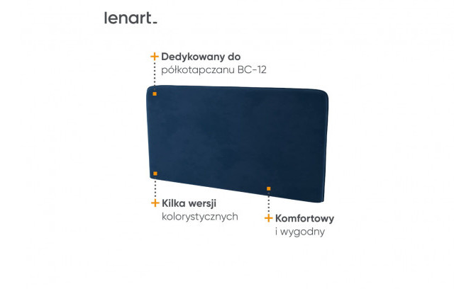 Gultas galvgalis Bed Concept BC - 17-BC - 12-pelēks